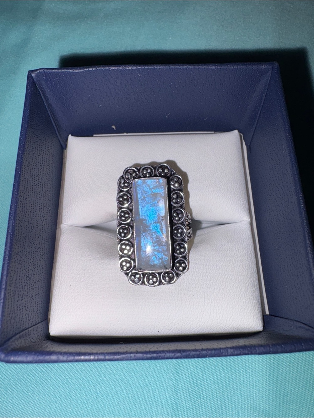 Sterling Silver Plated Ring New Sz 8